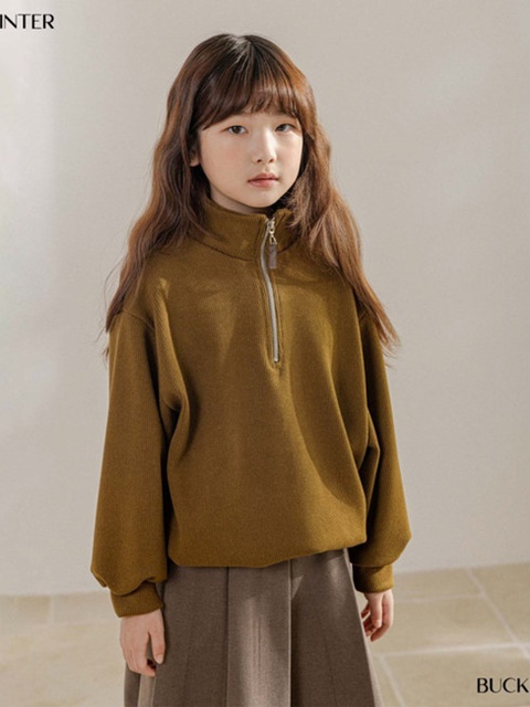 Knit Half Zip-up