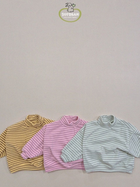Peach Mockneck Sweatshirt