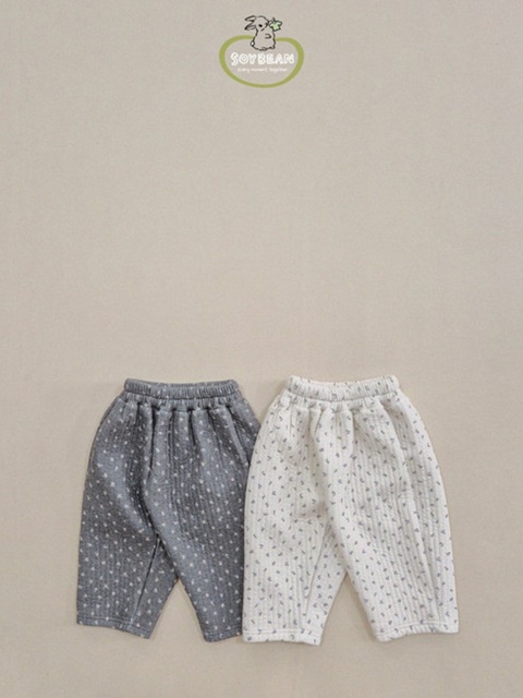 Flower Quilted Pants