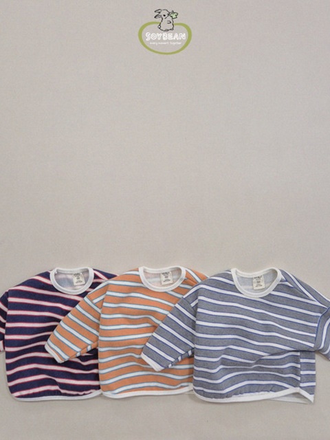 Fleece Stripe Sweatshirt