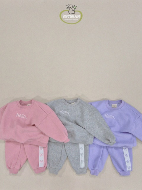 Fleece Hello Cutie Top Bottom Set