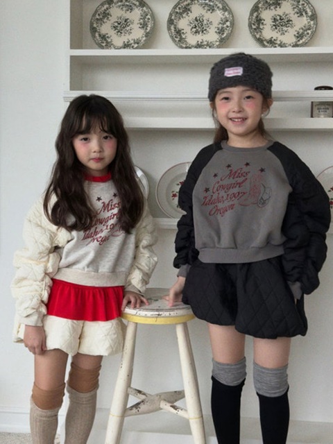 Cowgirl Shirring Sweatshirt