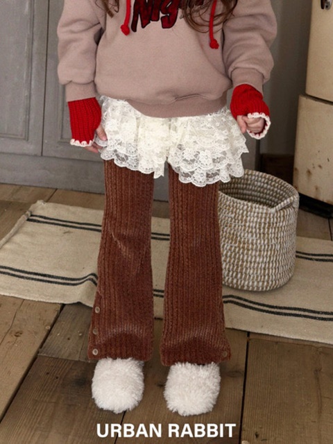Chic Corduroy Bootcut Pants