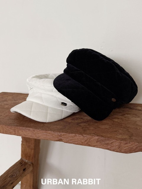 Quilted Velvet Hunting Cap