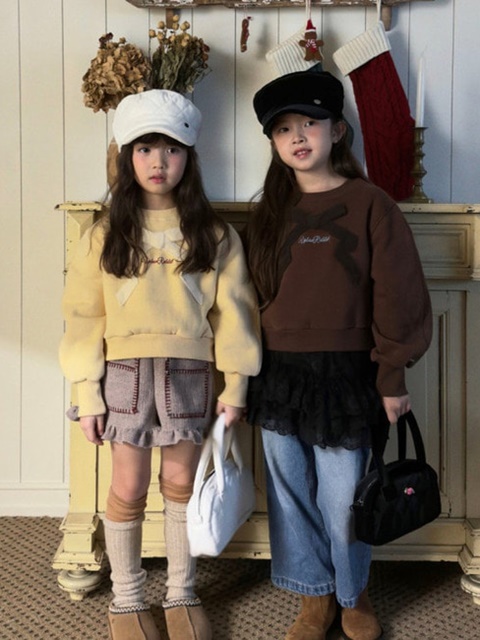 Rabbit Ribbon Sweatshirts