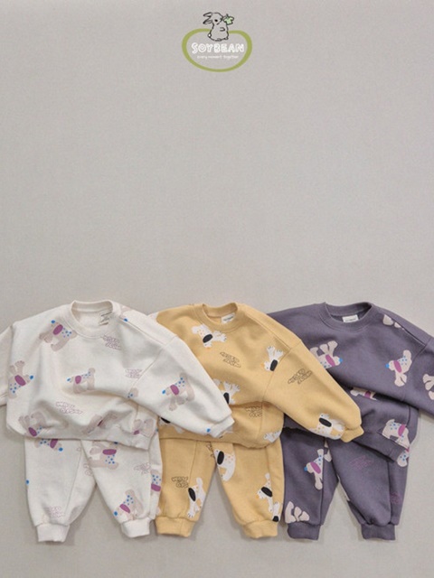 Fleece Puppy Top Bottom Set