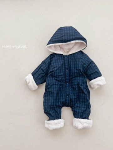 Check Hooded Suit