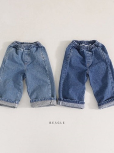 Only Wide Fleece Denim Pants