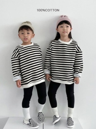 Fleece Stripe Sweatshirts