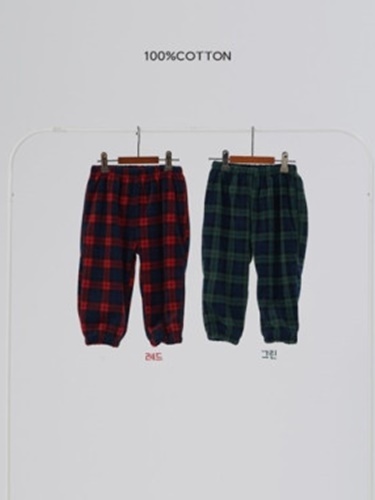 Soft Check Pants