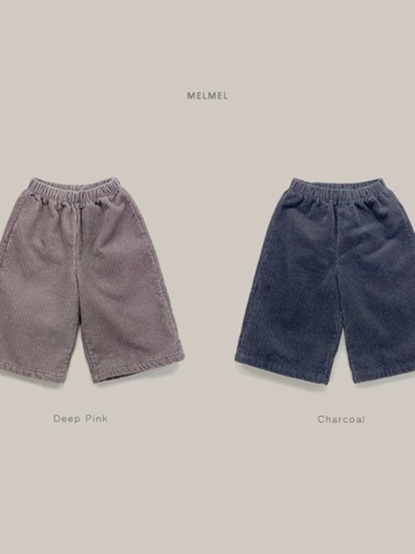 Corduroy Fleece Ankle Pants
