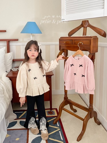 Corduroy Ribbon Blouse