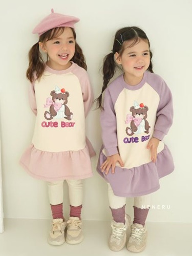 Cute Raglan One-piece