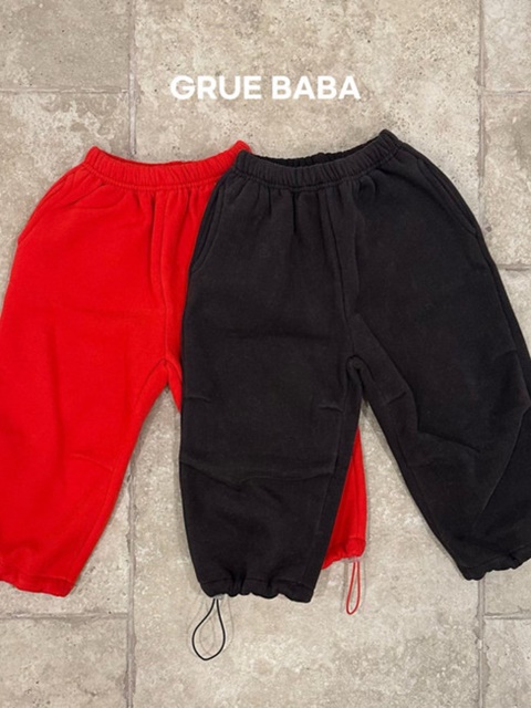 Black Red Pants