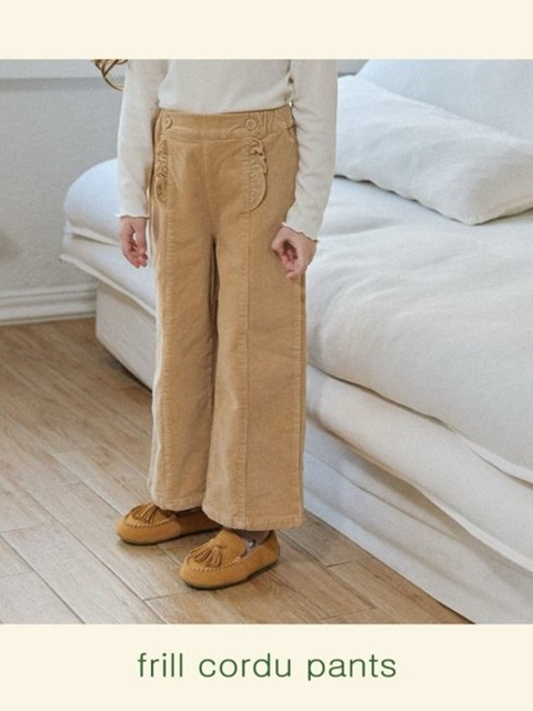 Frill Corduroy Pants