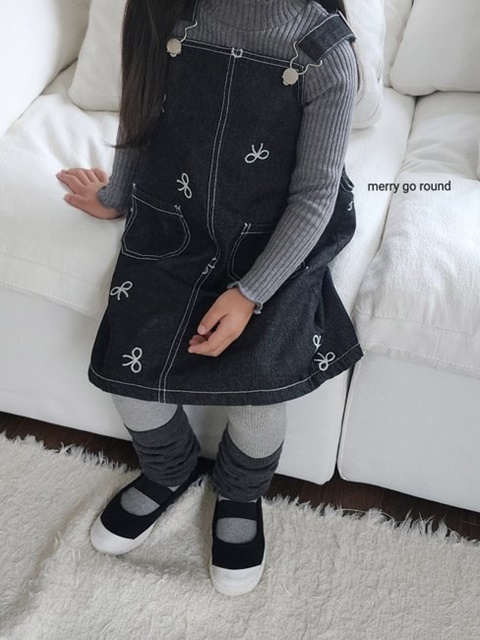 Ribbon Suspenders One-piece