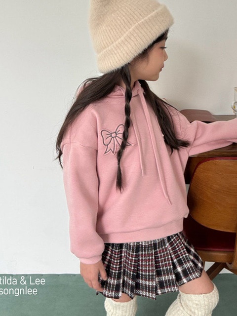 Ribbon Embroidery Hood Top