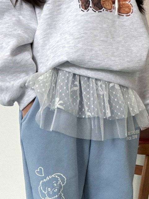 Ribbon Lace Wrap Skirt