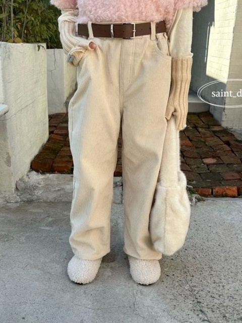 Corduroy Pants With Mom