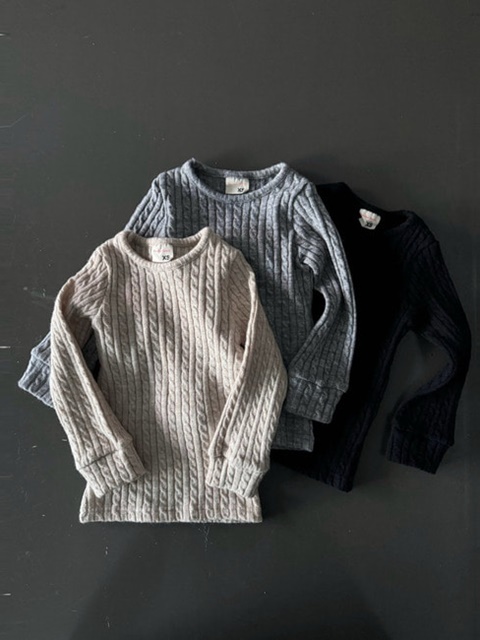 Cable Knit Tee