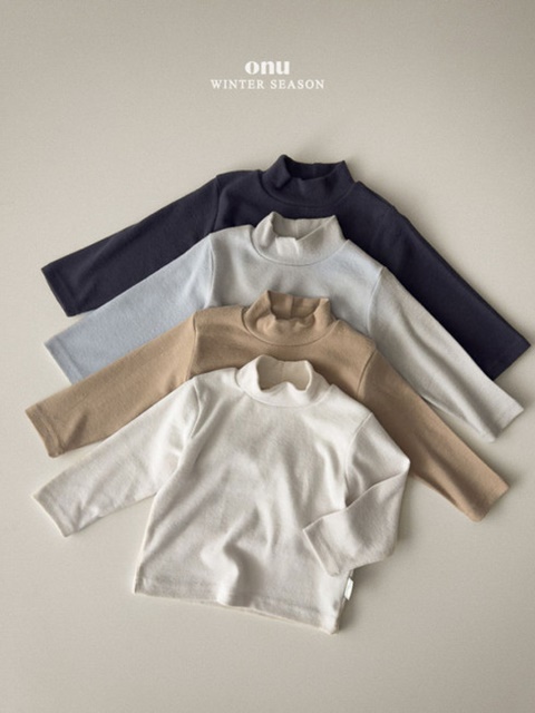 Cheese Peach Turtleneck Tee