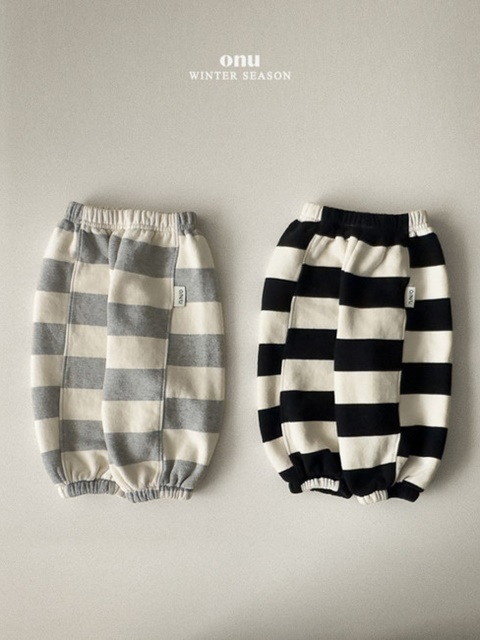 Fleece Stripe Jogger Pants