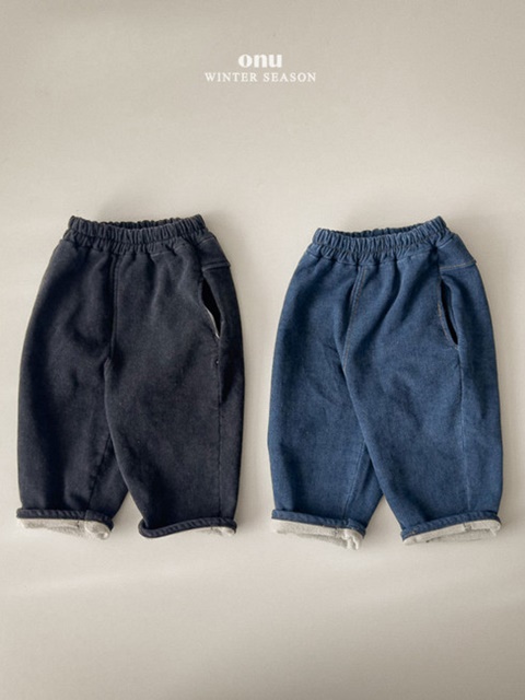 Fleece Daily Denim Pants