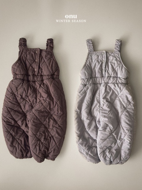 Quilted Padded Overalls