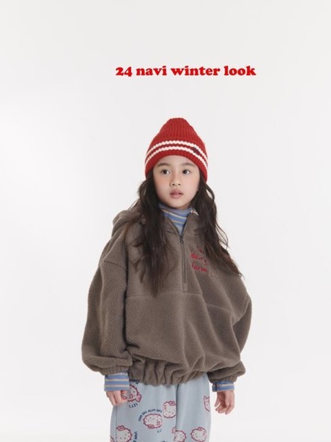 Popcorn Half Zip-up