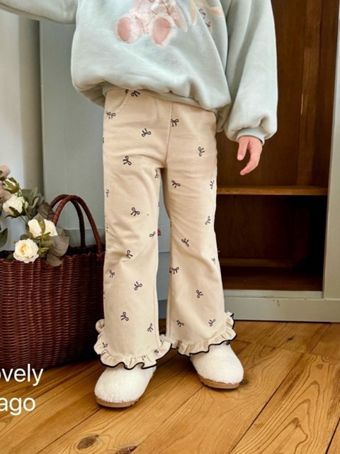Frill Ribbon Pants