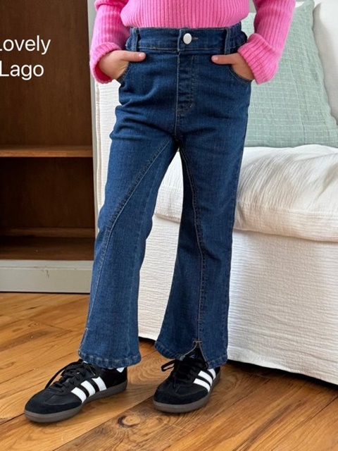 Slit Ribbon Bootcut Pants