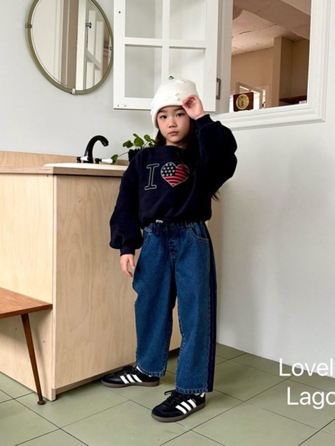 Rouge Line Denim Pants