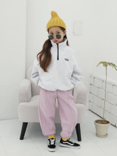 Riwoo Basic Fleece Half Zip-up Anorak