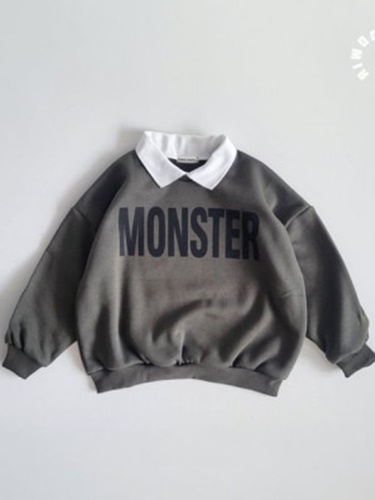 Monster Fleece Collar Sweatshirt