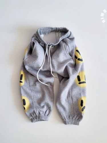 Smile Fleece Jogger Pants