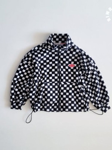 Riwoo Chess Fleece Zip-up Jacket