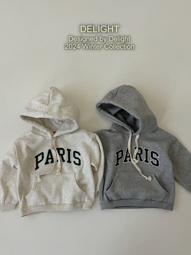 Paris Patch Hood With Mom