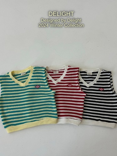 Stripe Knit Vest