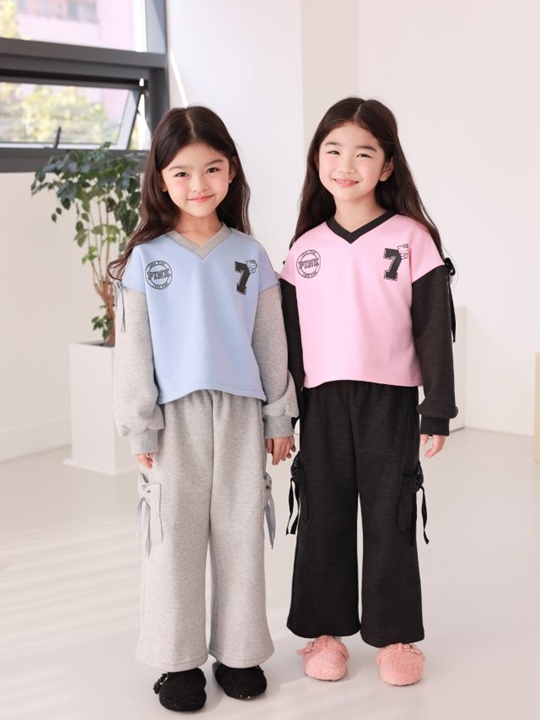 Pocket Ribbon Wide Pants