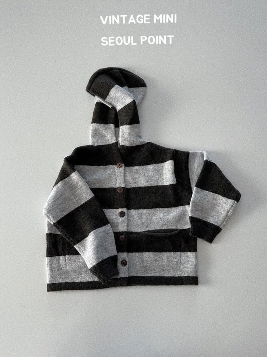 Big Collar Knit Hoodie