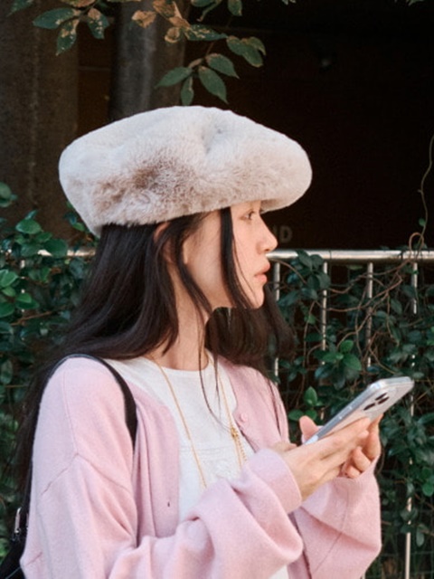 Adult Fluffy Beret