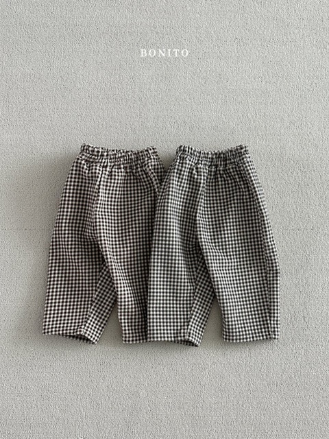 Check Corduroy Pants