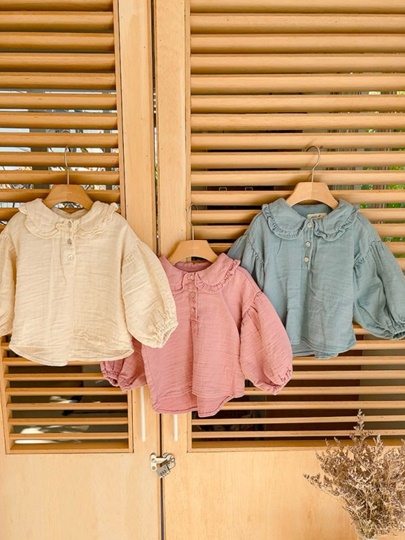 Ann Fleece Frill Blouse