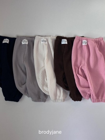 Rib Knit Jogger Pants