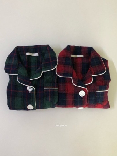 Wool Check Pajamas