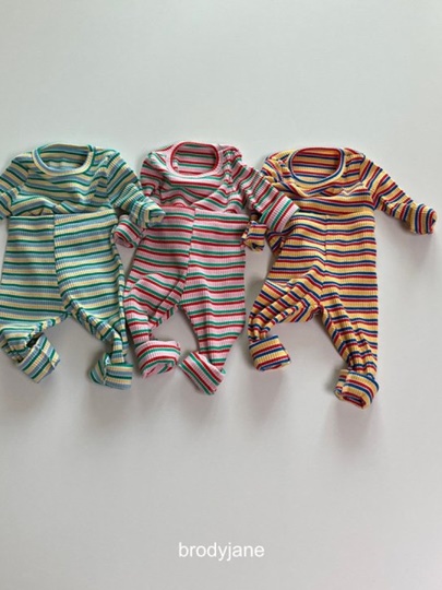 Multi Stripe Bebe Pajamas