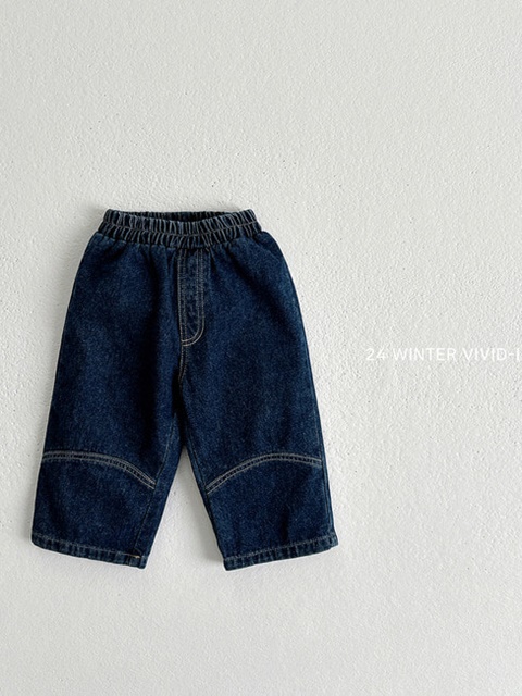 Round Denim Pants