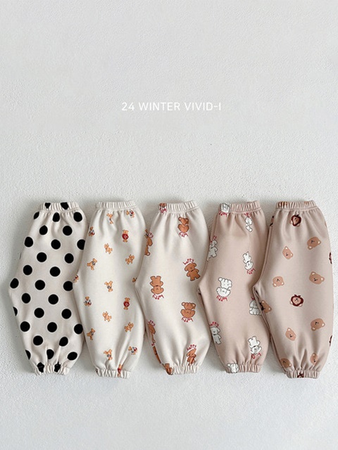 Fleece Printed Jogger Pants