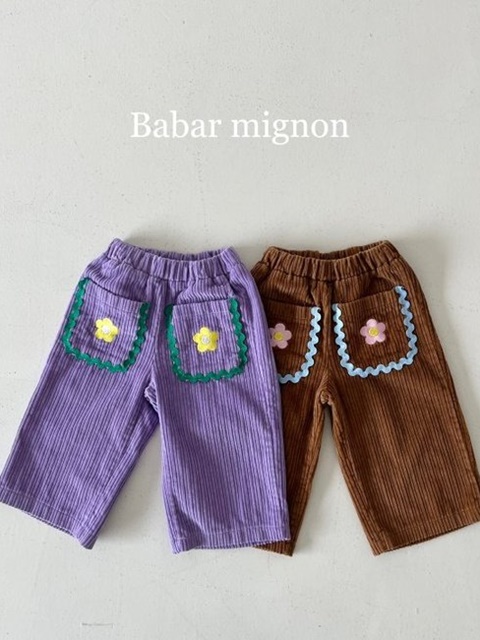 Pocket Flower Pants