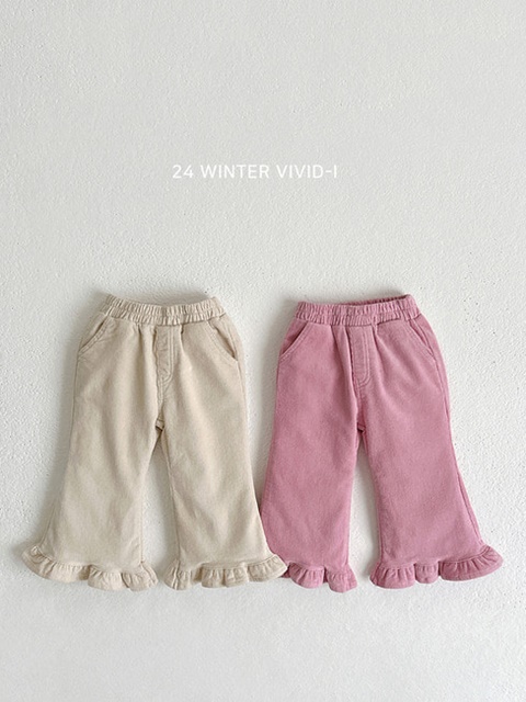Princess Frill Corduroy Pants